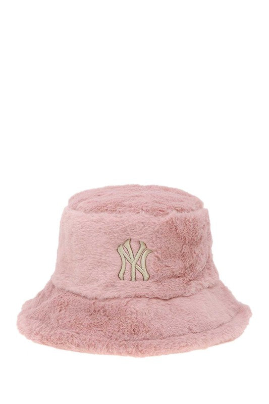 NY Fuzzy Bucket Hat