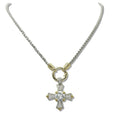 Cross By My Heart Necklace