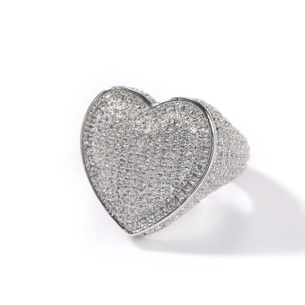 Bling Heart Ring