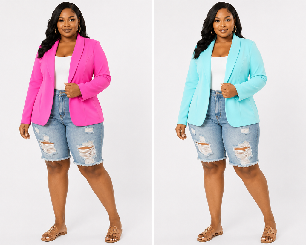 Open Front Blazer