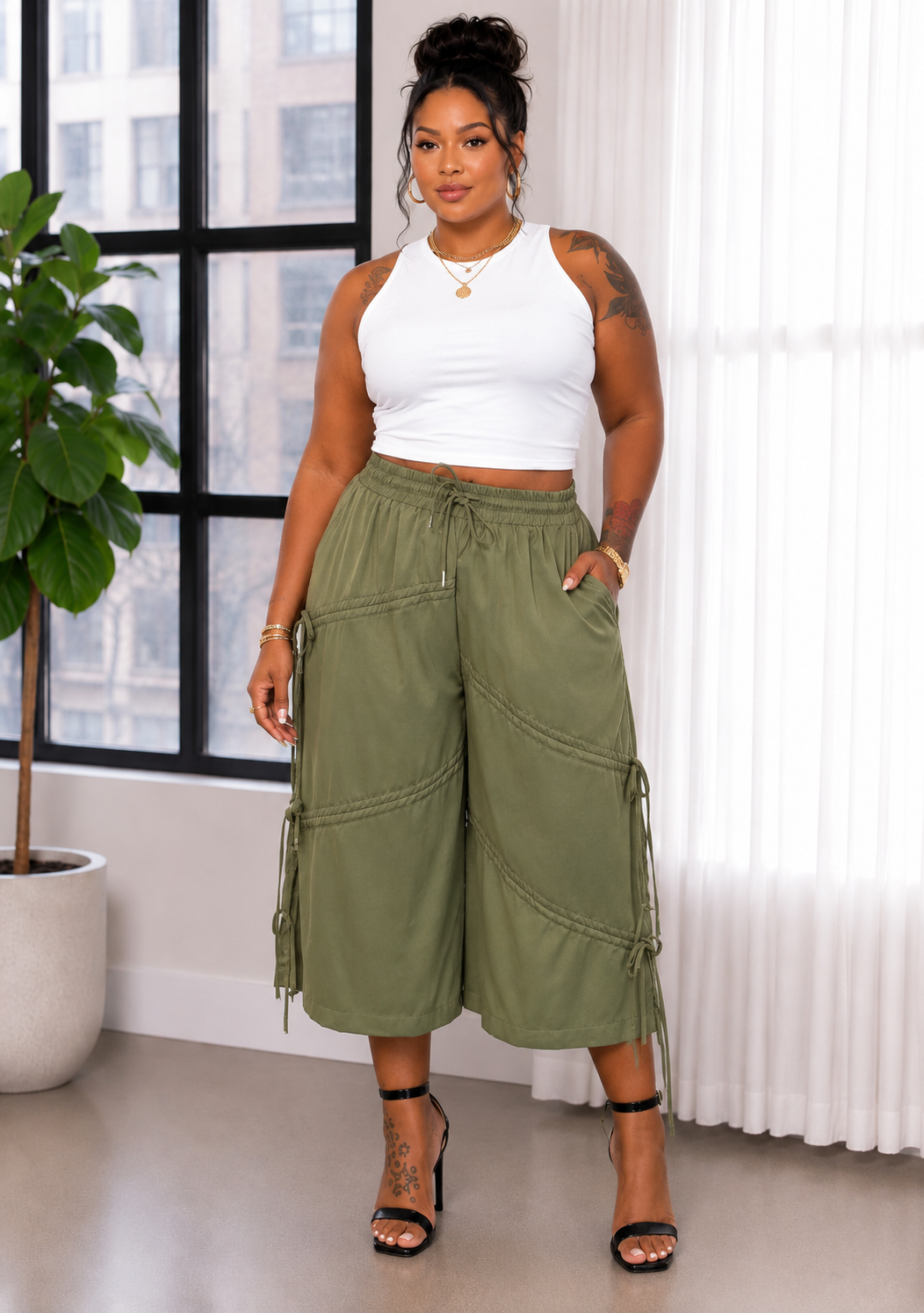String Me Up Shorts