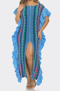 Ruffle Split Dress