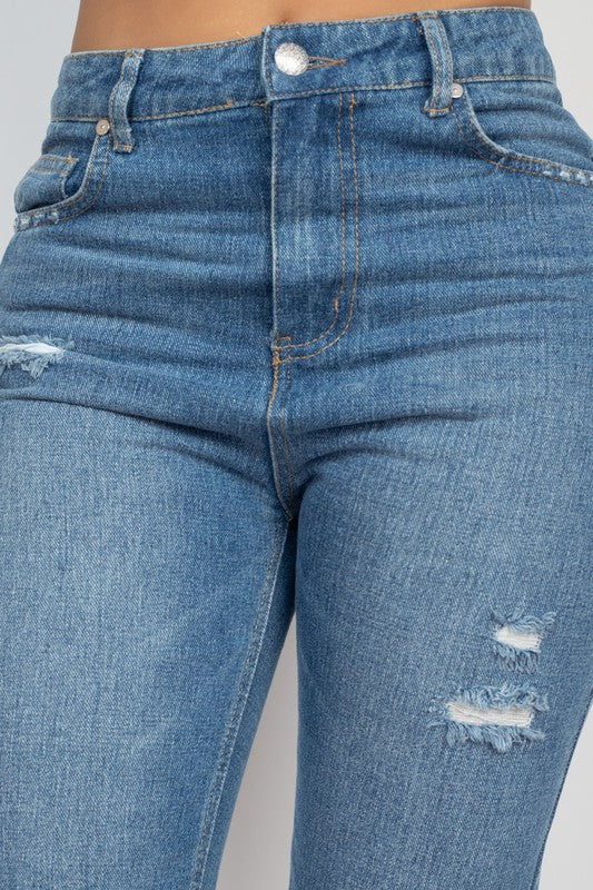 Lola Distress Boyfriend Jeans