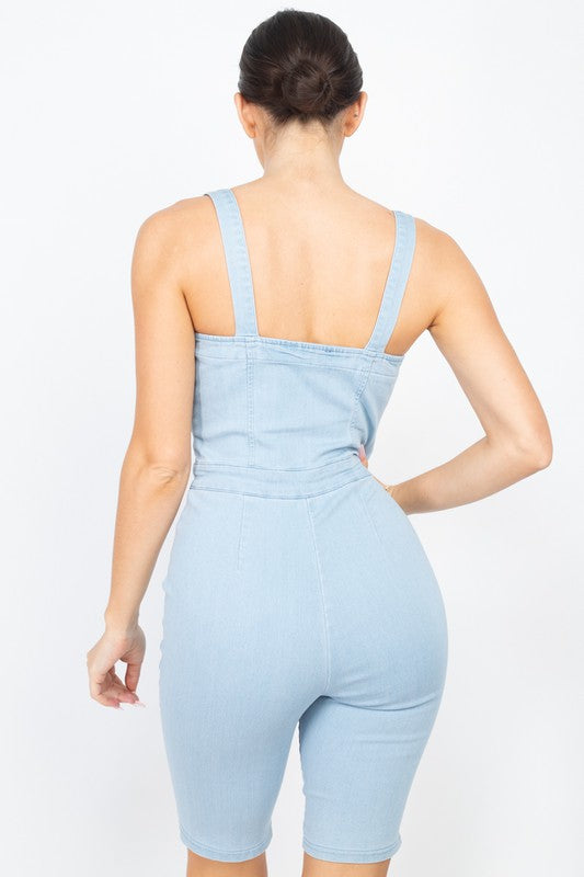 Catch Me Outside Zip Romper